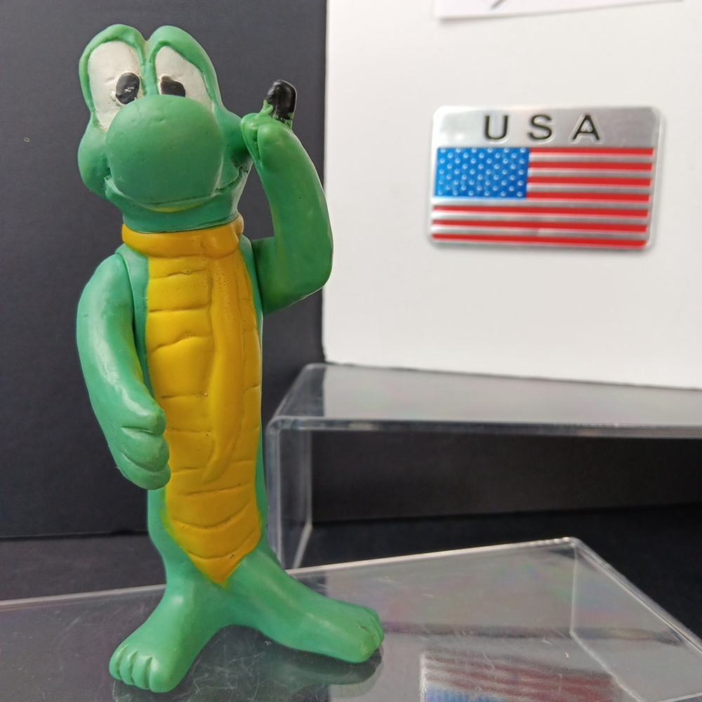 Vintage 1968 Albert Alligator Soft Vinyl Rubber Toy Figure Walt Kelly - Japan